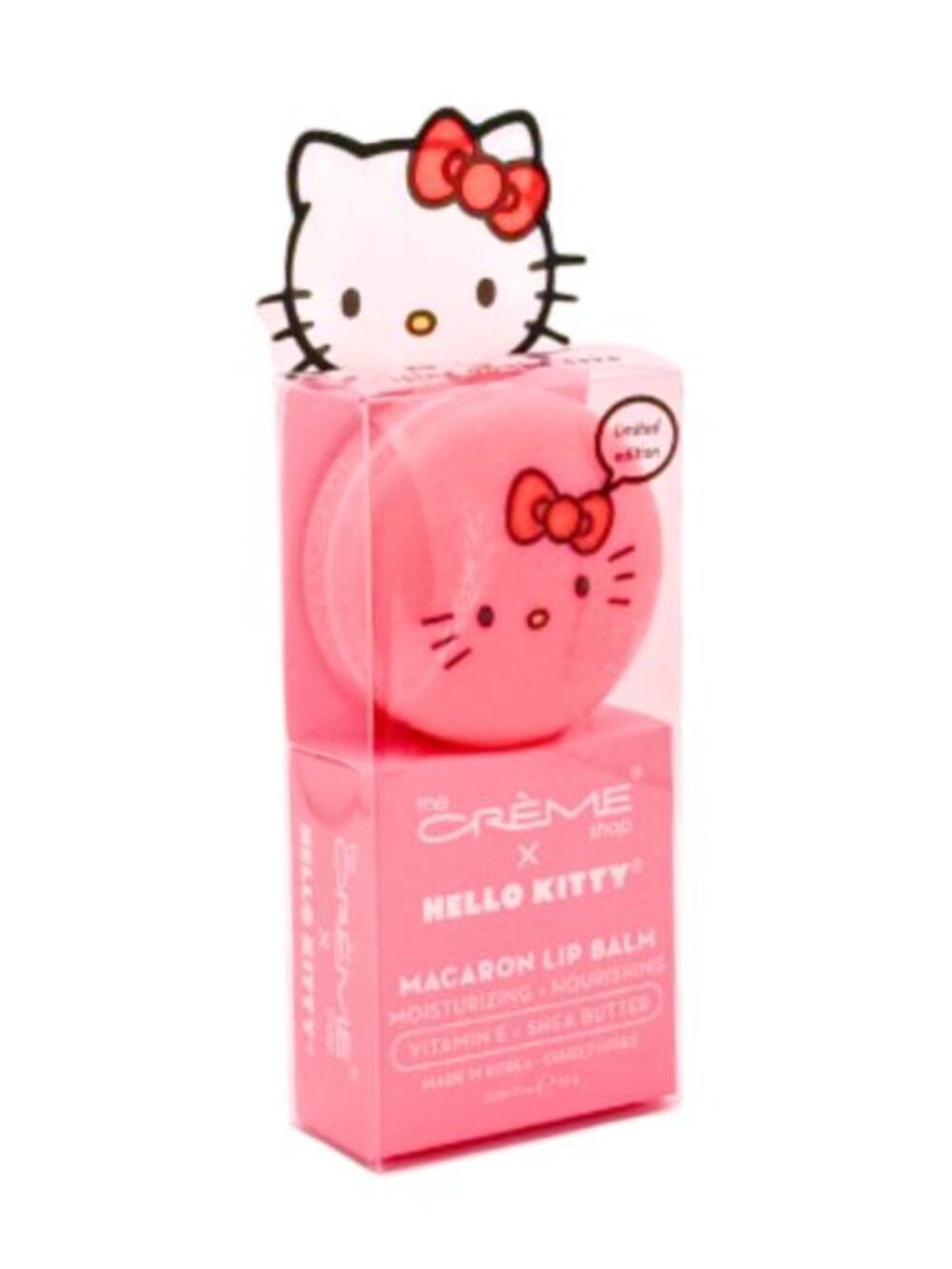 The Crème Shop x Hello Kitty Icing on the Cake Macaron Lip Balm NEW
